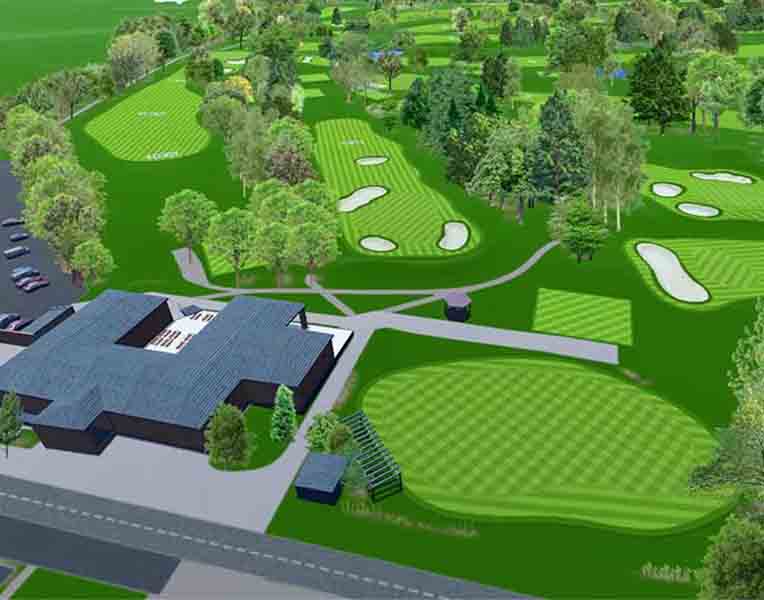 3d model golf, Golf 3D Visualization Services